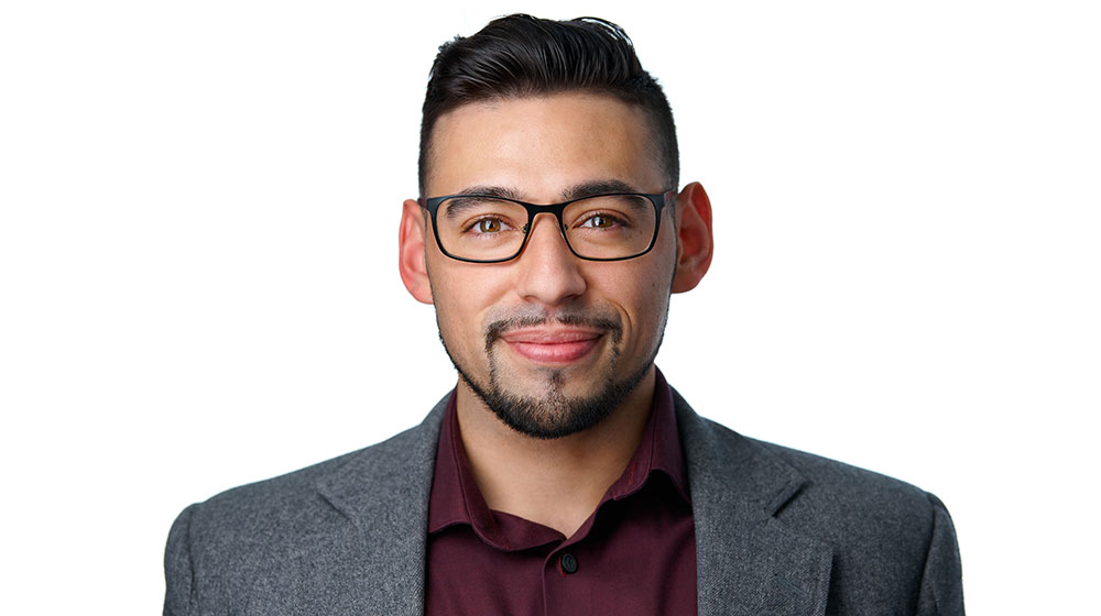 Robert Arias on a white background