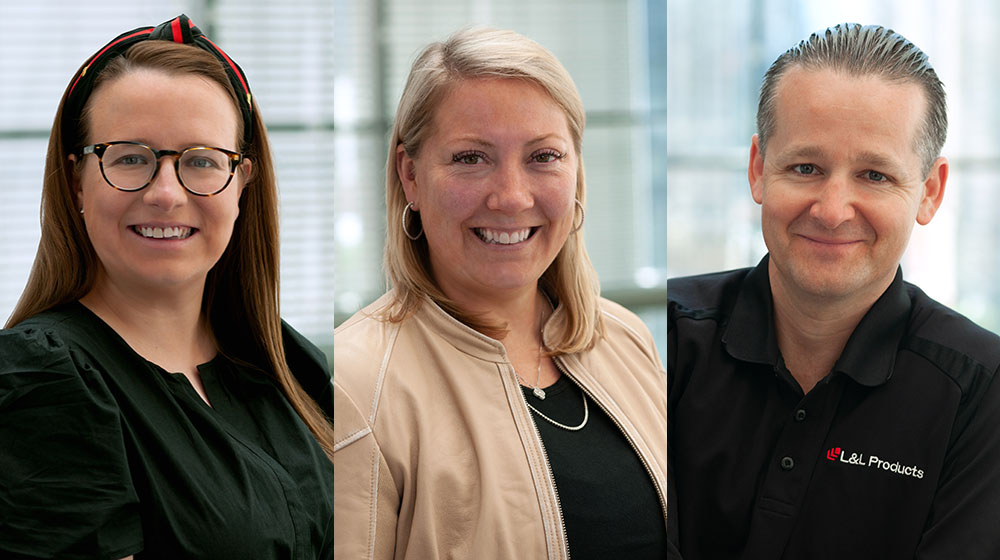 Headshots of (from left to right) Erin Buddig, Ashley Martin and Michael Schupp Headshots of (from left to right) Erin Buddig, Ashley Martin and Michael Schupp